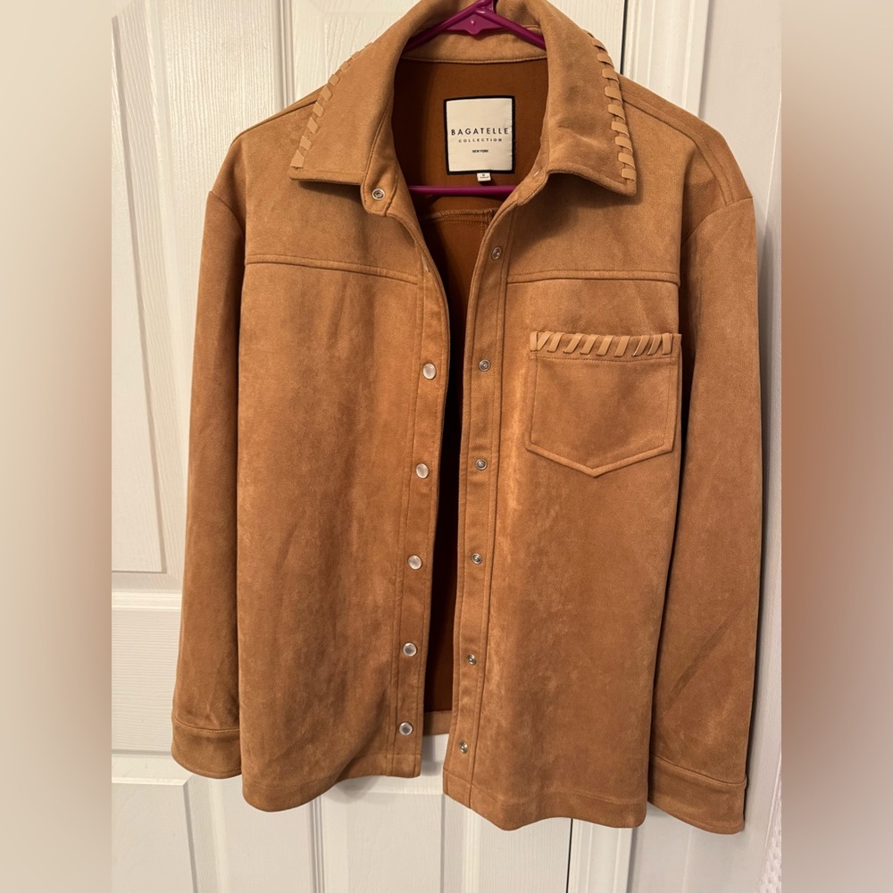 Bagatelle Brown Shirt Jacket